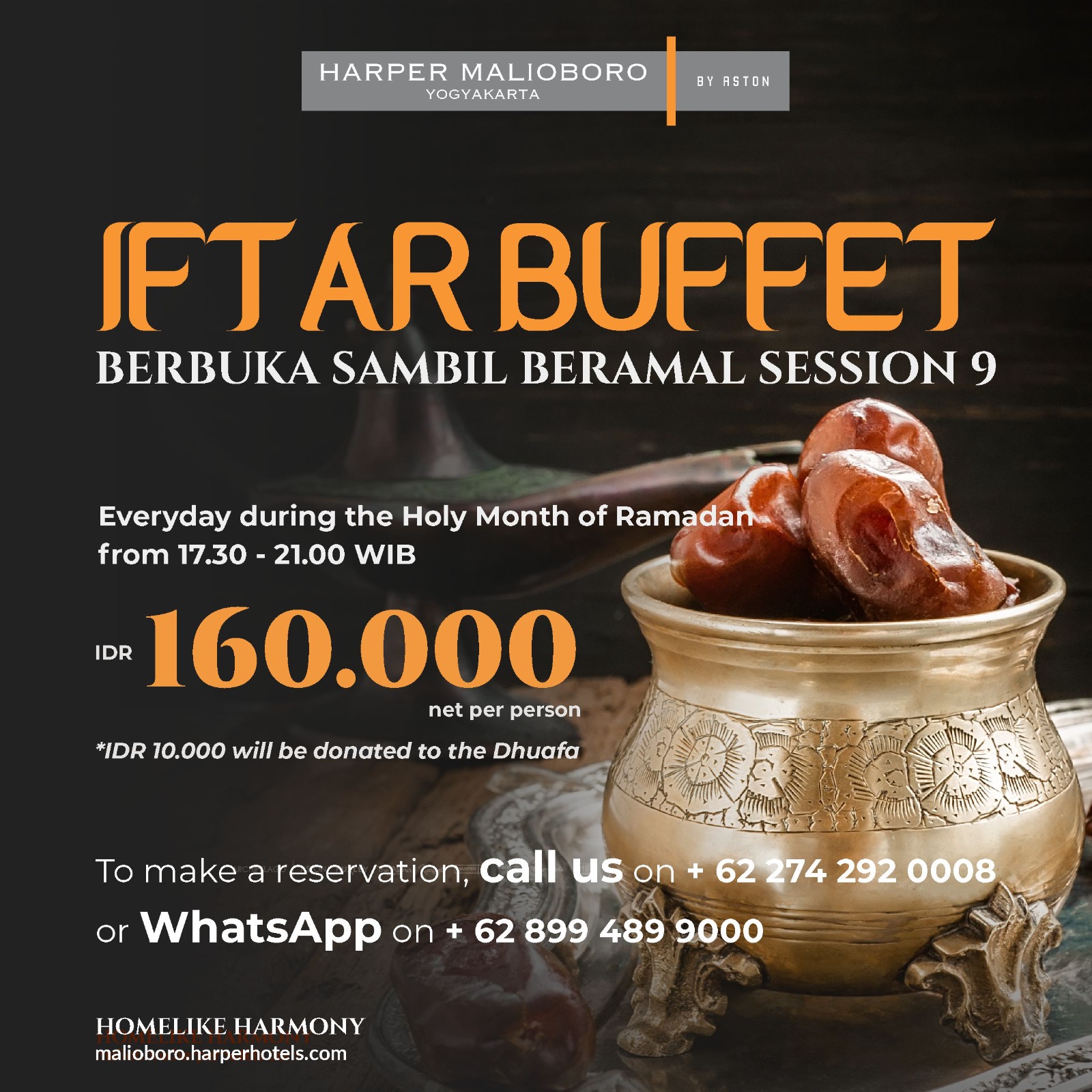 Iftar Buffet di Harper Malioboro Yogyakarta