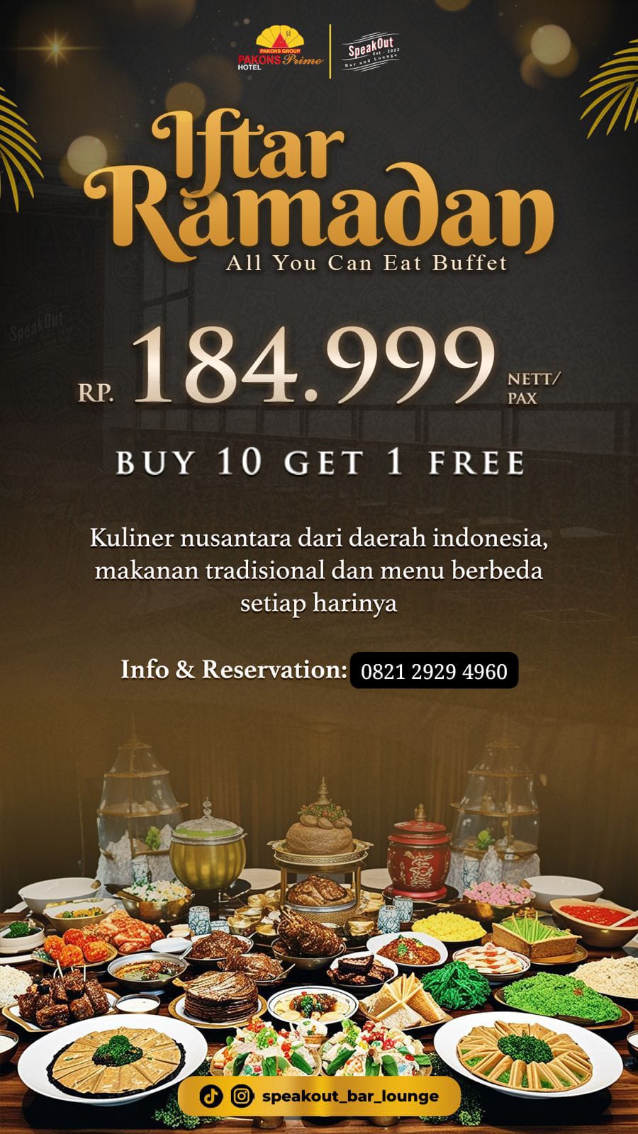 IFTAR RAMADAN - All You Can Eat Buffet