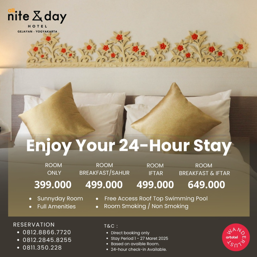 Promo 24  Hour Staycation  